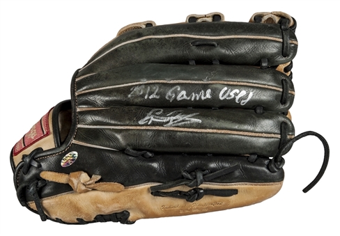 2012 Gregory Polanco Game Used & Signed Fielders Glove (JSA)